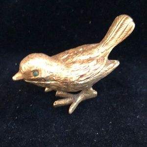 Beautiful Vintage Gold Colored Bird